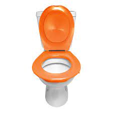 Mixez les couleurs pour plus de fun ! Kit Papado Unicolore Orange Mandarine La Lunette De Wc Clipsable Personnalisable