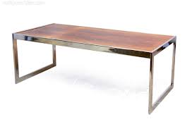 Brighton table clock by howard miller. Antiques Atlas Rosewood And Chrome Coffee Table By Howard Miller