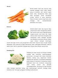 Buah dan sayuran berwarna ungu atau biru mengandung antioksidan yang cukup tinggi. 10 Sayuran Dan Manfaat Pdf