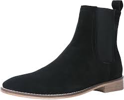 Shop our range of men's chelsea boots & more at myer. Amazon Com Santimon Chelsea Boots Men Suede Casual Dress Boots Ankle Boots Formal Shoes Black Brown Grey Chelsea