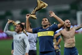 Players of river plate celebrate qualifying. Boca Juniors River Plate La Final De La Copa Libertadores Se Define Entre Los Archirrivales Argentinos Bbc News Mundo