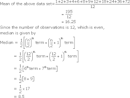 (ii) construct the cumulative frequency distribution. Chapter 19 Mean And Median For Ungrouped Data Only Selina Concise Mathematics Part I Solutions For Class 9 Mathematics Icse Topperlearning