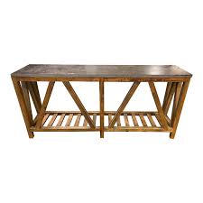 Crate and barrel lodge table inga k. Crate Barrel Bluestone Console Table Design Plus Gallery
