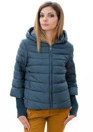 Дамско зимно синьо яке с качулка и 3/4 ръкави Radek's Collection | Зимни  якета и грейки | bg-look.com