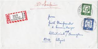 Lediglich ersatzempfänger sind dazu nicht berechtigt. Philaseiten De 215 Einschreiben Belege Und Informationen