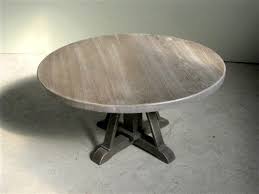 What coffee table shape do you prefer? Driftwood Oak Coffee Table With Pedestal Base Ecustomfinishes