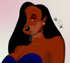 Jessica Ebony Rabbit by LarrySpring96 on DeviantArt | Black anime  characters, Rabbit art, Jessica rabbit