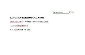 Lagi template desain nota dalam bentuk format yang mudah diedit yaitu nota penjualan format word dan excel. Cara Membuat Nota Dengan Microsoft Word Mudah Liputanteknologi