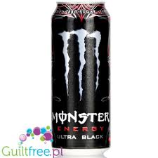 Ximo health & energy drink Monster Energy Ultra Black Energy Drink Black Cherry Flavor Guiltfree Pl