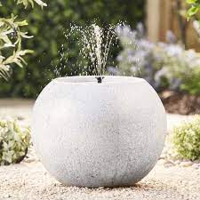 Shop for solar powered garden fountain online at target. Serenity Solar Powered Sandstone Sphere Water Feature Garden Gear