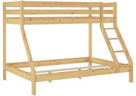 Der platz unter dem bett wird meist für einen schreibtisch und oder regale und schubladen zur aufbewahrung verwendet. Erst Holz Etagenbett Doppel Etagenbett 140x200 Und 90x200 Erwachsenen Stockbett Kiefer Massivholz Natur 60 19 09 14 Online Kaufen Otto