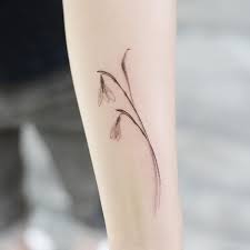 Pin By Sarusinka On Tattoo Snow Drops Flowers Tattoos Flower Tattoos
