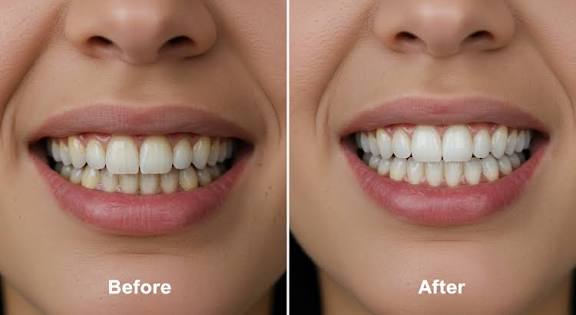 Whitening Strips Before and After: Realistic Whitening Results - IVISMILE