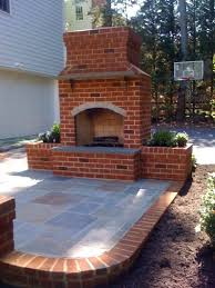 24 White Brick Outdoor Fireplace Fancydecors Backyard Fireplace Patio Fireplace Outdoor Fireplace