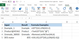 So, many times we get data that has some additional data attached to the right that we don't actually require. Remove Characters From Right Excel Formula Examples