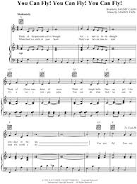 Jud Conlon Chorus You Can Fly You Can Fly You Can Fly Sheet Music In C Major Transposable Download Print Sku Mn0057352