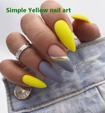 23 Great Yellow Nail Art Designs 2020 Nailideas In 2020 Yellow Nails Design Yellow Nails Yellow Nail Art