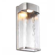 Modern led wall lights for indoor or outdoor use from the uk best and most reliable led lighting brands. Contemporary Brushed Steel Led Outdoor Wall Light Lighting Company