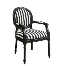 Jimena Armchair Stripe Accent Chair Black Accent Chair White Accent Chair