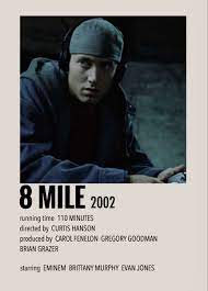 8 Mile By Millie Film Posters Minimalist Movie Posters Minimalist Eminem Movie