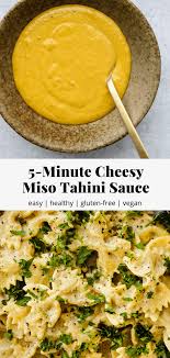 5 Minute Miso Tahini Sauce Vegan Walder Wellness Dietitian Rd Recipe In 2020 Tahini Sauce Healthy Sauce Recipes Vegan Pasta Sauce