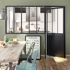 Verriere Atelier Aluminium Gris Vitrage Non Fourni H 1 08 X L 1 83 M Leroy Merlin Verriere Leroy Merlin Cuisine Verriere Verriere Atelier
