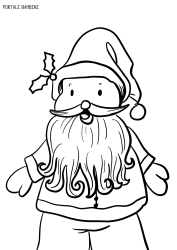 Christmas Christmasdecor Santaclaus Coloring Coloringpages Coloringpagesforkids Printables Natale Ba Babbo Natale Natale Pagine Da Colorare Di Natale