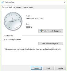 Tarih Saat Ayarlari Acma Kodu Sistem Ve Ag Uzmanligi Adem Ocut