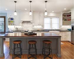 kitchen design rustic island lighting
