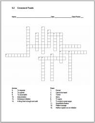 Fully customize with your vocabulary; Vocabulary List 9 2 Crossword Puzzle Free To Print Pdf File Crossword Puzzle Crossword Vocabulary