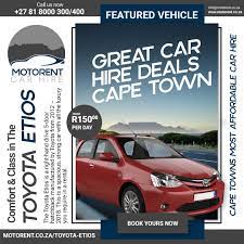 Motorentcoza - Ct Car Hire From R150 Pd R2500 Pm - Home Facebook