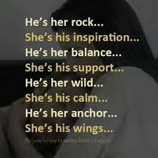  He S Her Rock She S His Inspiration Quotes Life Lifequotes Quoteoftheday Qotd Words Foodforthought Wisdom Love Love Quotes Prison Quotes Quotes