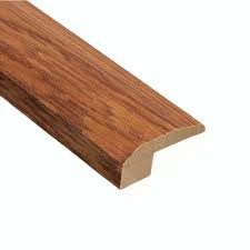 Home Legend Oak Gunstock 3 4 In Thick X 2 1 8 In Wide X 78 In Length Hardwood Carpet Reducer Molding Brown Hardwood Wood Species Oak Color