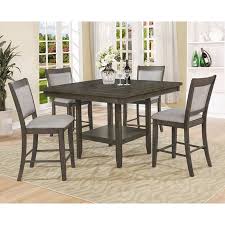 Os Home And Office Model 2727k Counter Height Dining Table With Four Upholstered Chairs Walmart Com Counter Height Dining Sets Counter Height Dining Table Dining Table