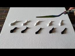 Black And White Easy Landscape Painting For Beginners Black White Easy Abstract Landscape Painting Demo For Beginners Daily Art Therapy Day 087 With Images Abstract Art Diy Painting Demo Abstract Landscape Painting