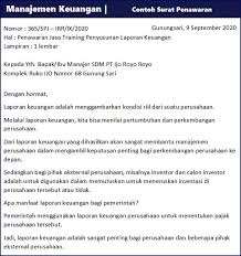 12 rw 015 kota malang. Contoh Surat Penawaran Harga Barang Jasa Dan Kerjasama