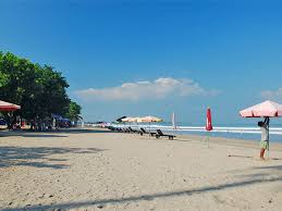 Buzzy legian is an extension of kuta, with a strip lined with bars, night clubs, cheap restaurants, and other raunchy entertainment. Legian Beach
