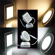 3 Color Led Ceiling Panel Light Recessed Lighting Indoor Downlight Led Spot Light 85 265v Driver Included For Bathroom Lighting Downlights Aliexpress