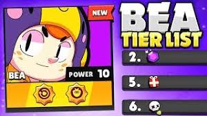 What brawler is actually the best brawler? New Brawler Bea Game Mode Tier List Update Sneak Peek Brawl Stars Youtube