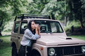 わたしがジムニーを選んだ理由 女性ジムニー乗りに聞いた ４万キロ走破してわかったこと ジムニー スズキ ジムニー ジムニー ja11