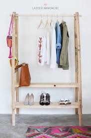 I think it's a great idea, and she executed it very well. 20 Astoundingly Simple Diy Clothes Rack Tutorials Crafty Club Diy Craft Ideas