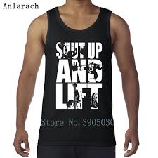 us 13 02 12 off shut up and lifts squat bench press deadlift vests funny casual character cute fitted men tank top 2018 natural singlets in tank