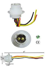 Ba15d Socket Plastic With Wires Sockets Ledlight Sockets Plastic Wire