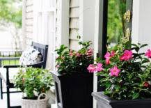 Try planting short, colorful flowers with ornamental shrubs in this create tiered planters by stacking pretty front door flower pots of different sizes. Stunning Front Door Flower Pots 11 Fabulous Ideas