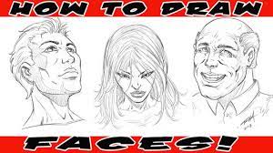 How-To Draw" Comic Book Faces - Youtube