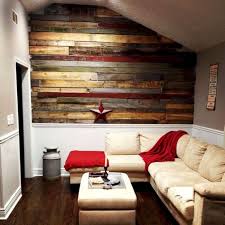 14 Astonishing Wood Pallet Accent Wall Ideas For Your Home Home Ideas Wood Walls Living Room Barn Wood Walls Living Room Farm House Living Room