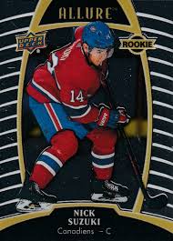 Le otorgaremos créditos de apuesta de la misma cantidad de su ingreso válido (hasta $1,500). Off The Post Nick Suzuki Hockey Cards Montreal Canadiens Go Gts