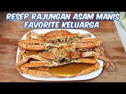 Tuang dalam piring saji dan beri taburan bawang goreng diatasnya. Resep Rajungan Asam Manis Favorite Keluarga Youtube Di 2020 Resep Kepiting Resep Kepiting