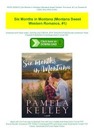 Exklusive vorteile, tolle geschenke & top angebote! Read Kindle Six Months In Montana Montana Sweet Western Romance 1 By Pamela M Kelley Free By Edruiz234543 Issuu