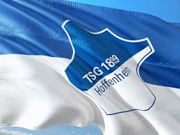Find the perfect hoffenheim fc stock illustrations from getty images. Hd Wallpaper Flag Logo Football Bundesliga Tsg Hoffenheim Blue Close Up Wallpaper Flare